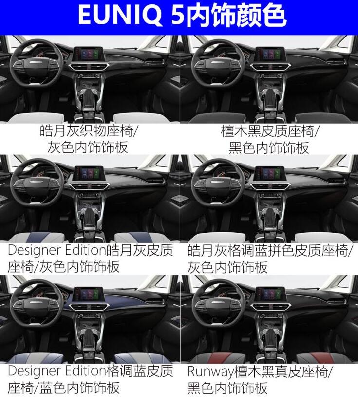 2020款上汽EUNIQ5颜色有几种？EUNIQ5什么颜色好