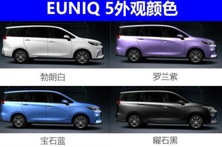 2020款上汽EUNIQ5颜色有几种？EUNIQ5什么颜色好