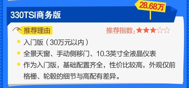 上汽大众威然买哪款好？威然买哪个配置性价比高