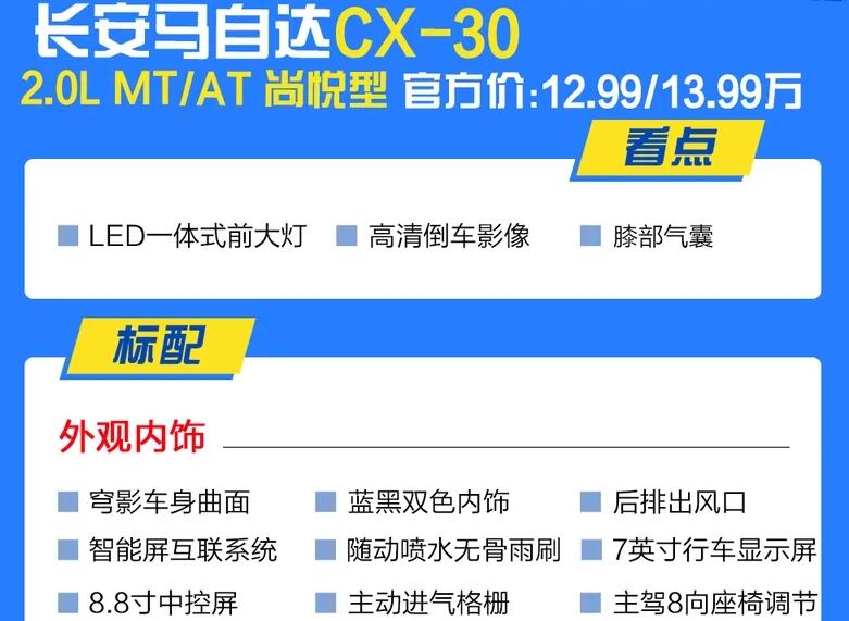 马自达cx30尚悦型怎么样?马自达cx30尚悦型好不好?