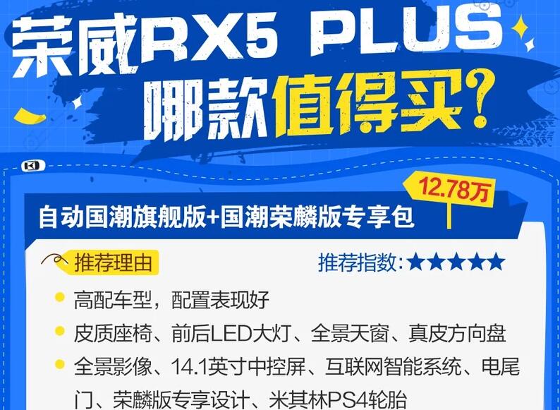 荣威RX5plus哪款值得买？荣威RX5plus买哪个配置性价比高