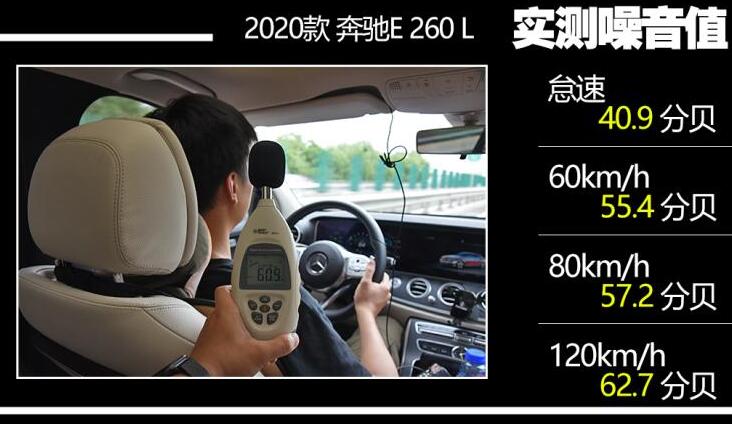 2020款奔驰E260L噪音测试,奔驰E260L隔音好吗