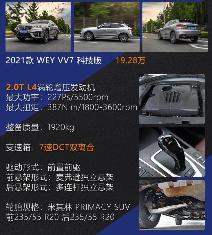 2021款VV7三大件怎么样?vv7三大件来自于哪里