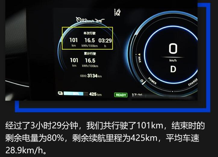 AionV70PLUS城市低速续航测试,AionV电耗多少