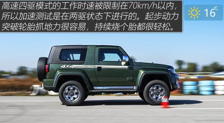 BJ40致敬2020版百公里加速测试,BJ40致敬2020版加速几秒