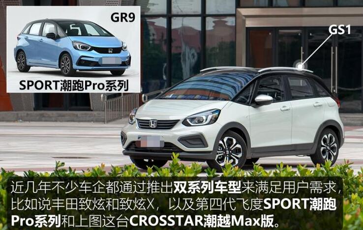 飞度sport潮跑pro和crosstar潮越max版区别是什么