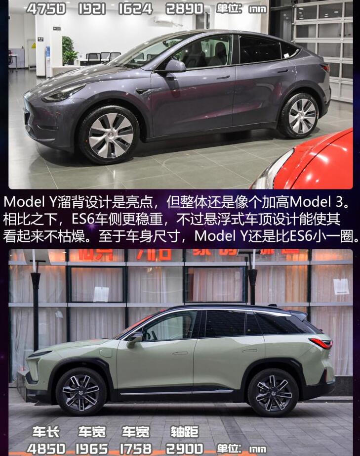 modely和蔚来es6对比,modely和蔚来es6哪个好