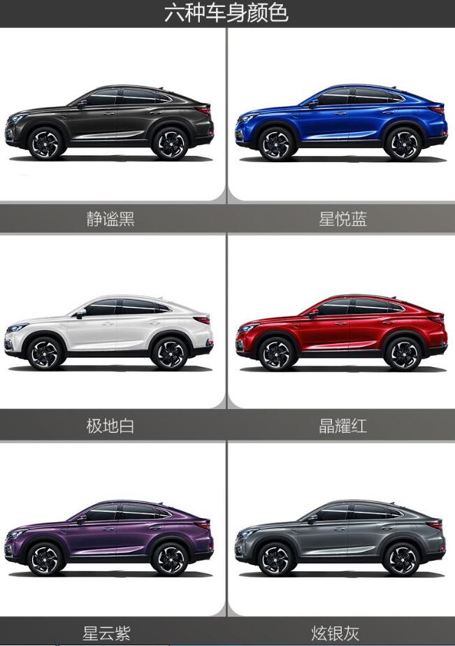2021款长安CS85COUPE颜色有几种？
