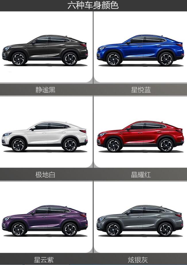 2021款长安CS85COUPE颜色有几种？