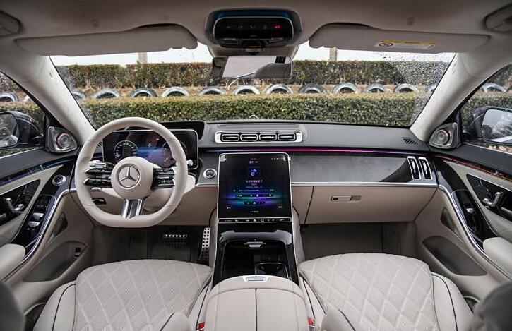 2021款奔驰S500L中控屏功能使用说明