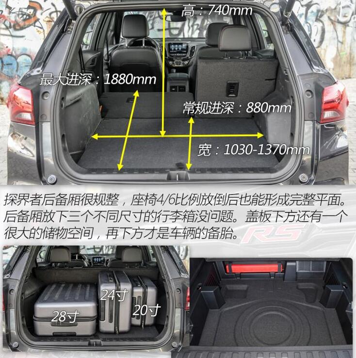 2021款探界者后备箱尺寸多少